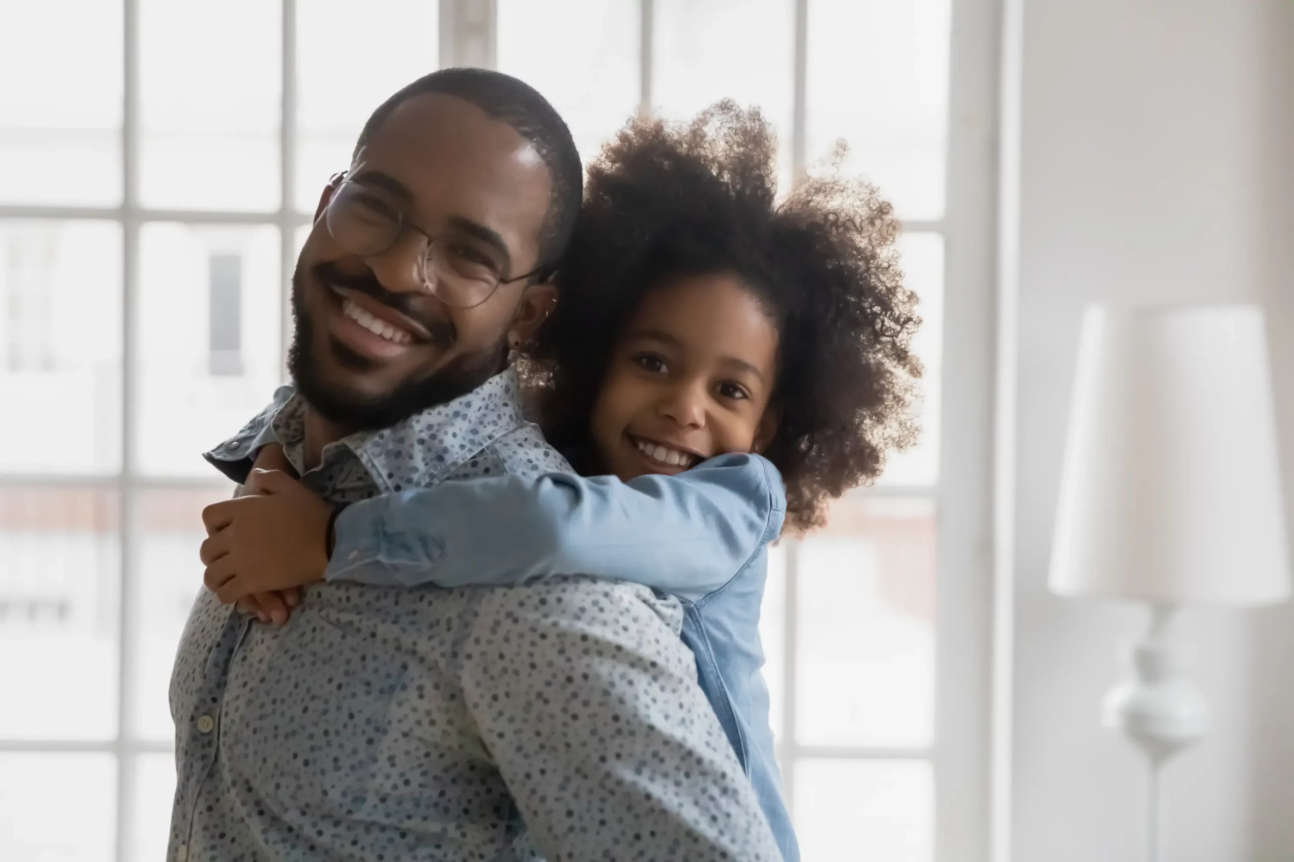 Kid and dad